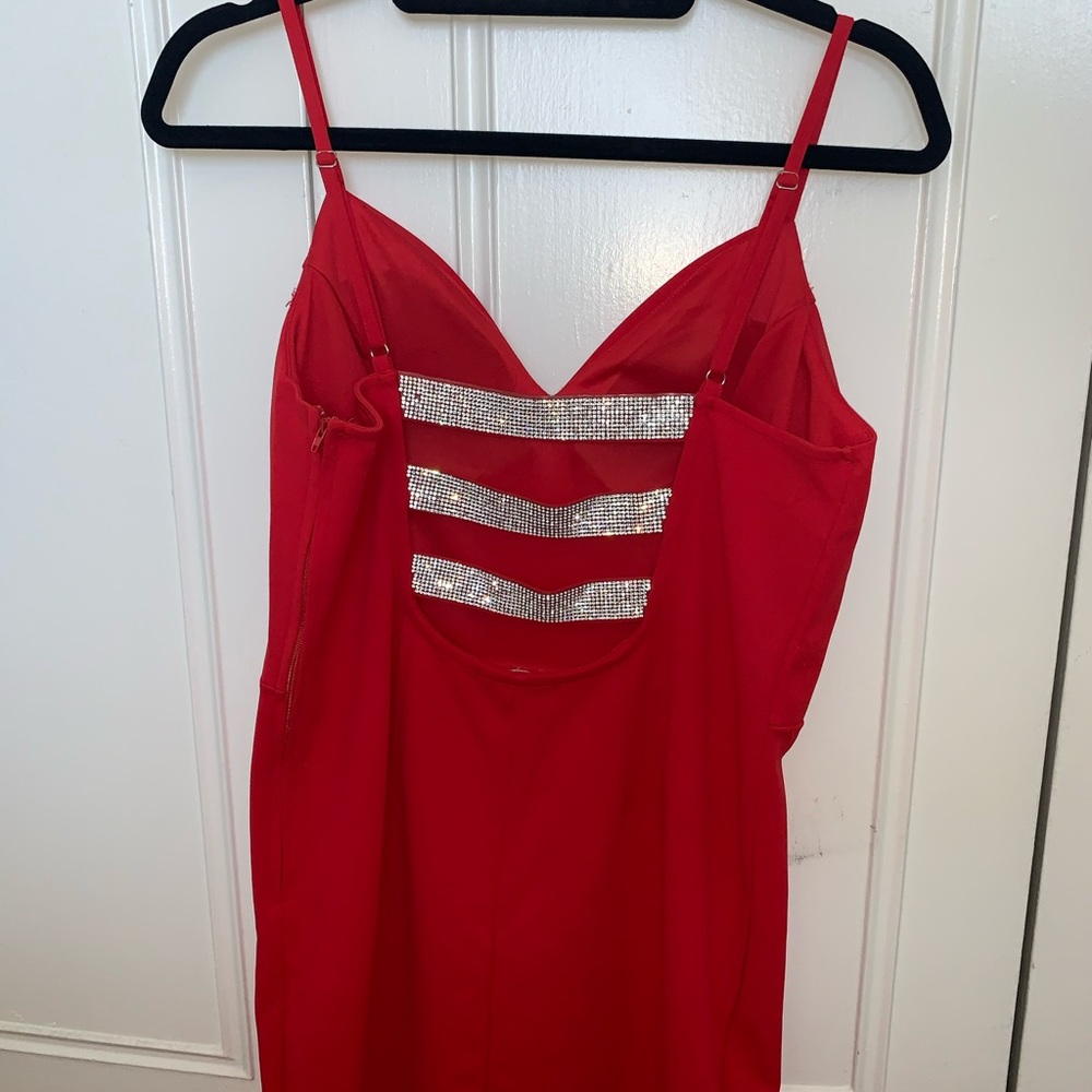 Red Rhinestone Dress (worn once)